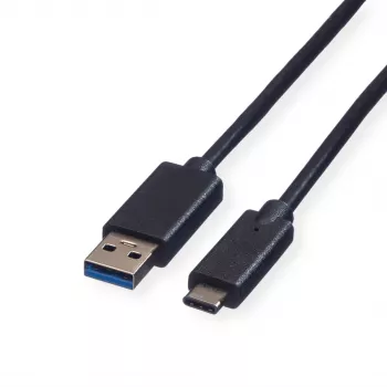 ROLINE GREEN cavo USB 3.2 Gen 1, USB A-C, ST/ST, nero, 2 m (11.44.9012)