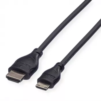 Cavo ROLINE HDMI High Speed con Ethernet, HDMI tipo A maschio a Mini HDMI maschio, 2 m, 11.04.5580