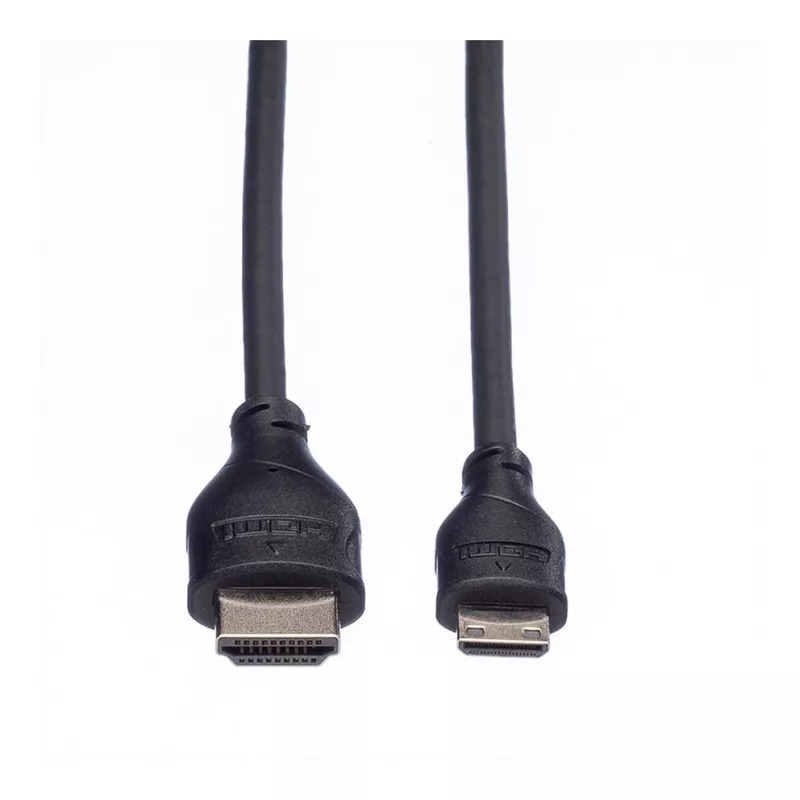 Cavo ROLINE HDMI High Speed con Ethernet, HDMI tipo A maschio a Mini HDMI maschio, 2 m, 11.04.5580
