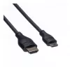 Cavo ROLINE HDMI High Speed con Ethernet, HDMI tipo A maschio a Mini HDMI maschio, 2 m, 11.04.5580