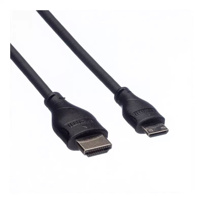 Cavo ROLINE HDMI High Speed con Ethernet, HDMI tipo A maschio a Mini HDMI maschio, 2 m, 11.04.5580