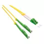 ROLINE cavo patch in fibra ottica OS2 single-mode duplex, LSH/APC su LC/APC, 9/125µm, LSOH, giallo, 2m
