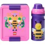 ROOM COPENHAGEN LEGO Set pranzo Bee - Set 2 pezzi con borraccia e portapranzo, lilla