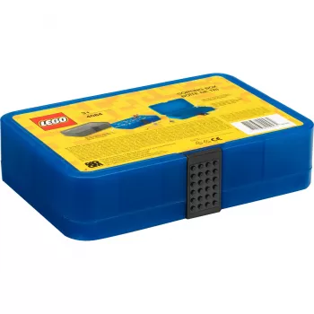 ROOM COPENHAGEN LEGO scatola organizer Iconic, blu trasparente, 11 scomparti