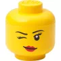 Room Copenhagen LEGO Storage Head Whinky Mini giallo