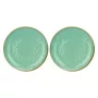 ROSE&TULIPANI set di 2 vassoi rotondi Concerto Verde Acqua - menta, 32 cm