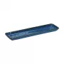 ROSE&TULIPANI Set di 4 vassoi rettangolari Concerto Blu Avio - blu navy, 32 x 8 cm