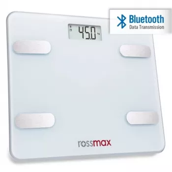 Rossmax WF262 monitor di grasso corporeo con bilancia e Bluetooth