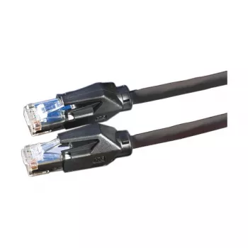 Rotronic-Secomp Dätwyler Cat.6 Class E S/FTP CU 7702 Flex LSOH Hirose TM21 cavo patch, 3 m, nero