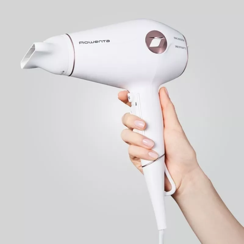 Rowenta CV6135 spazzola ad aria calda Volumizer, 1800W, bianco