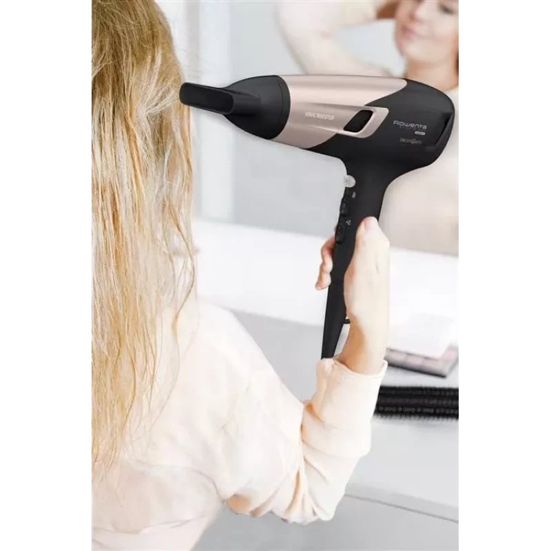 Rowenta fēns asciugacapelli Power 2100W, nero/rosa