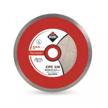 RUBI CPC disco diamantato 250 x 25,4 mm PRO per gres porcellanato