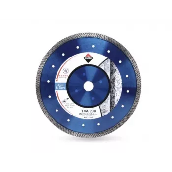 RUBI DIAMOND BLADE TVA 125 x 22.2mm SUPERPRO Disco per taglio a secco per gres porcellanato e granito