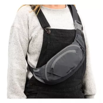 Ruffwear Home Trail Marsupio - Granite Gray, 1,8L, idrorepellente, riflettente