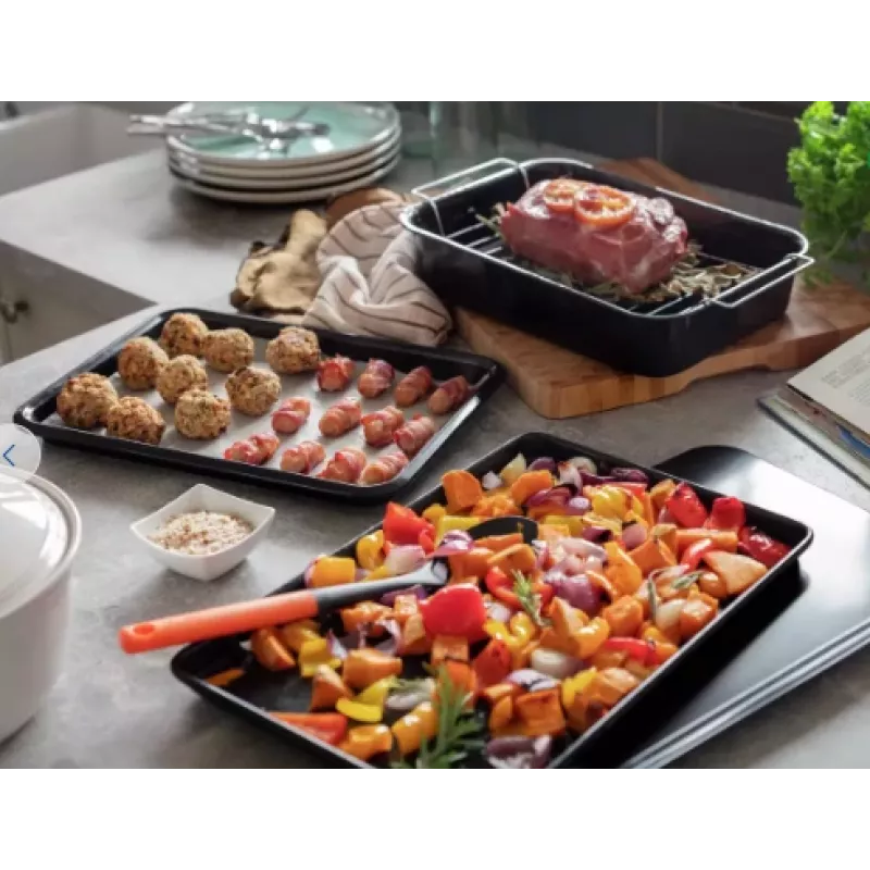 Russell Hobbs CW91612EU7 tegame in smalto da 34 cm con griglia