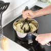 Russell Hobbs RH03026EU7 set di utensili da cucina da 5 pezzi con supporto girevole, nero e argento