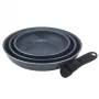 Russell Hobbs RH03293EU7 Nightfall Stone set di padelle Smart Clip da 4 pezzi