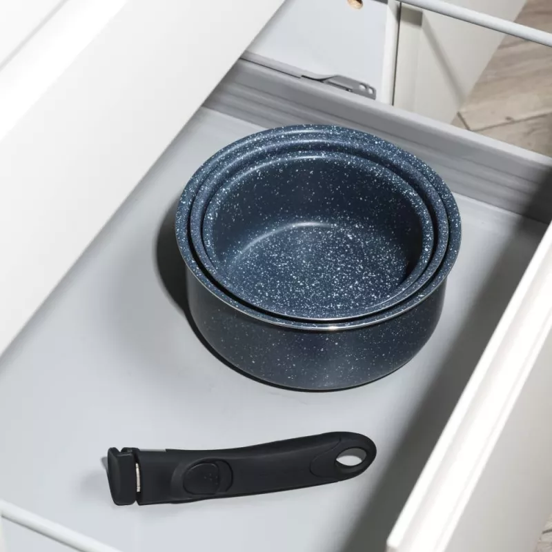 Russell Hobbs RH03294EU7 Nightfall set di 4 pentole Smart Clip