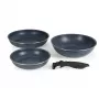 Russell Hobbs RH03296 Nightfall Stone set di padelle Smart Clip da 4 pezzi