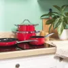 Russell Hobbs RH03821 set pentole Riviera 4 pezzi, rosso