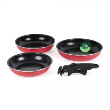Russell Hobbs RH03995 Riviera set di 4 padelle Smart Clip
