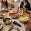 Russell Hobbs RH04033 set di 4 padelle Smart Clip in acciaio inox