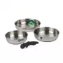 Russell Hobbs RH04033 set di 4 padelle Smart Clip in acciaio inox