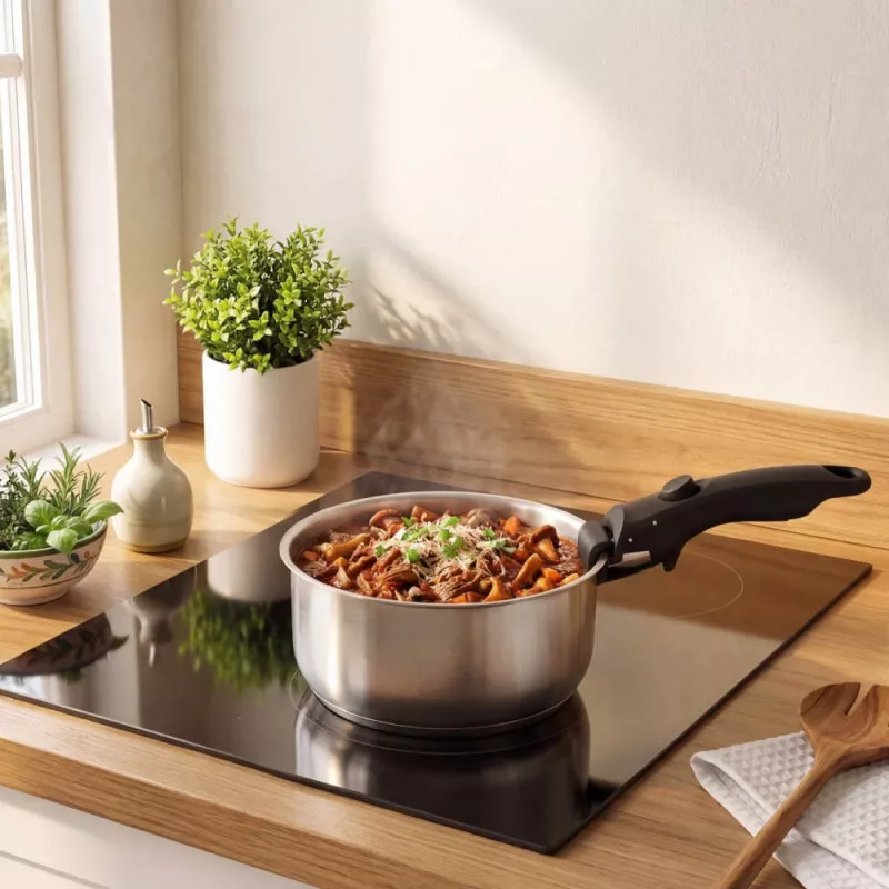 Russell Hobbs RH04034 acciaio inox set di 4 pentole Smart Clip