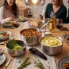 Russell Hobbs RH04034 acciaio inox set di 4 pentole Smart Clip
