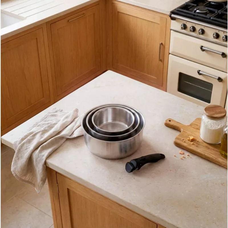 Russell Hobbs RH04034 acciaio inox set di 4 pentole Smart Clip
