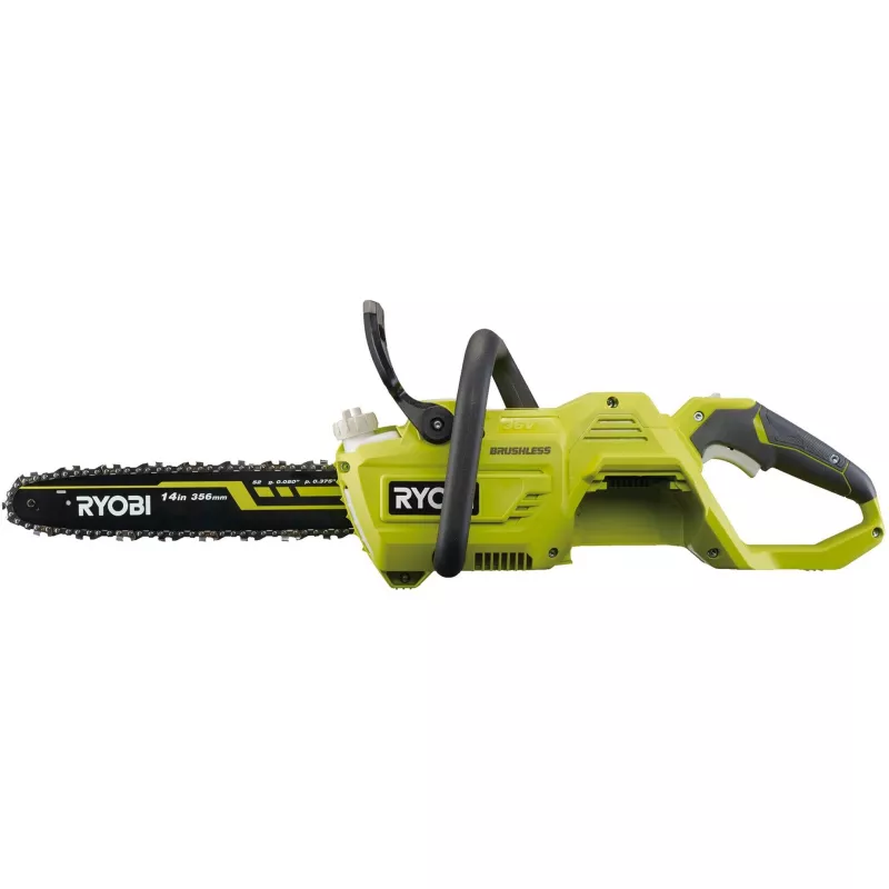 RYOBI MAX POWER motosega a batteria RY36CSX35A-0, 36 V (verde/nero, solo apparecchio)