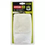 RYOBI set di cuffie per cera e lucidatura RAK2BB, 2 pezzi (bianco)