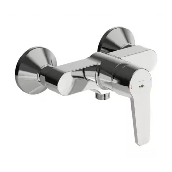 Miscelatore doccia monocomando Saga 3963Y – ottone cromato a parete con EcoFlow