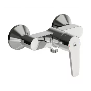 Miscelatore doccia monocomando Saga 3963Y – ottone cromato a parete con EcoFlow
