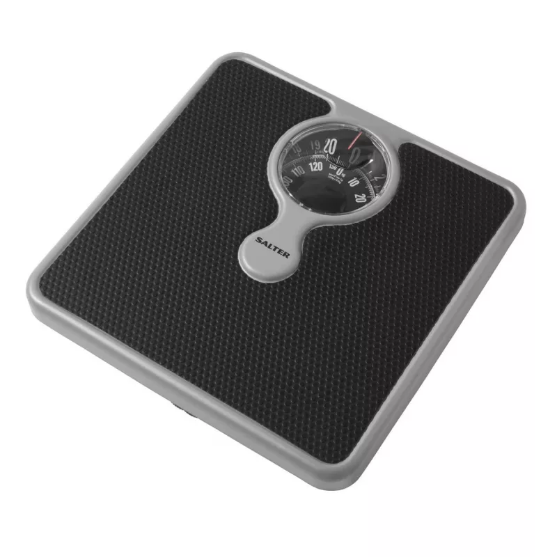 Salter 484 SFEU12 bilancia da bagno meccanica compatta con lente d'ingrandimento