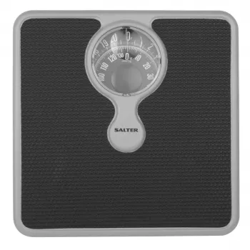Salter 484 SFEU12 bilancia da bagno meccanica compatta con lente d'ingrandimento