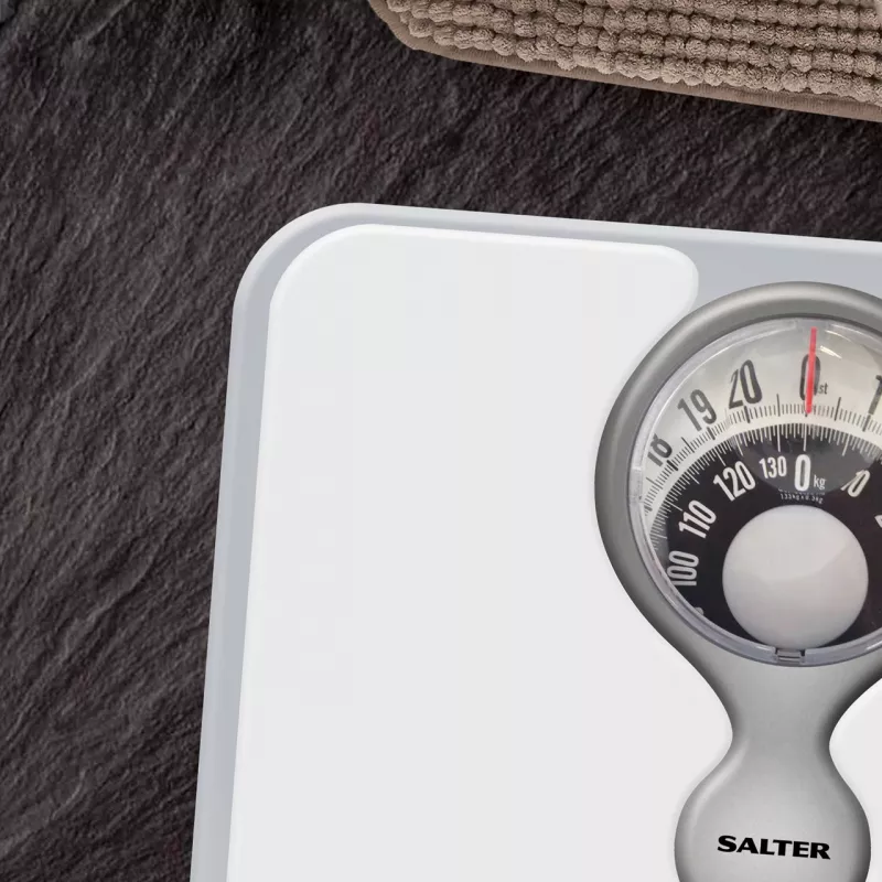 Salter 484 WFEU12 bilancia pesapersone con lente d'ingrandimento, bilancia meccanica compatta