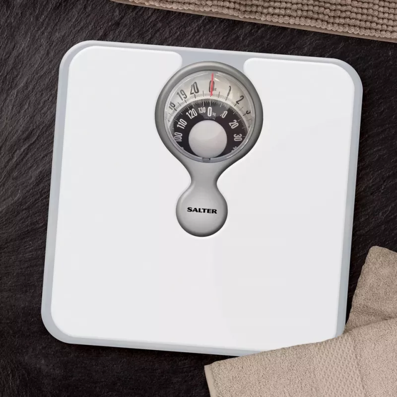 Salter 484 WFEU12 bilancia pesapersone con lente d'ingrandimento, bilancia meccanica compatta