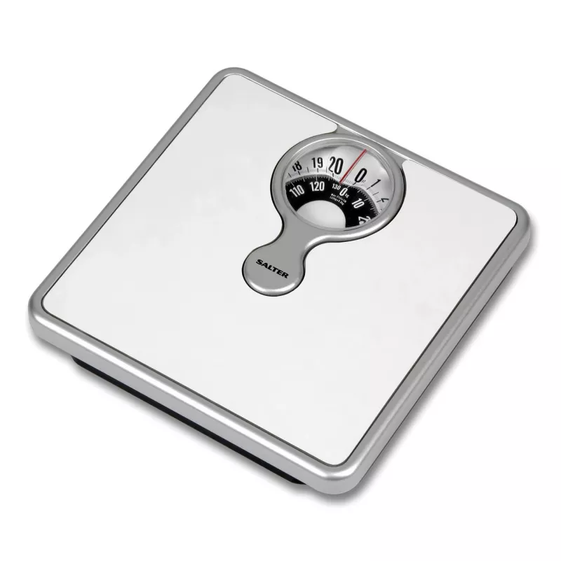 Salter 484 WFEU12 bilancia pesapersone con lente d'ingrandimento, bilancia meccanica compatta