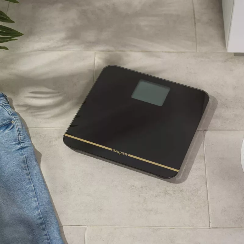 Bilancia pesapersone Salter 9075 BGFEU12 Max, nero/oro