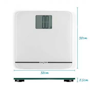 Salter 9075 WFEU12 Max bilancia pesapersone elettronica, bianco