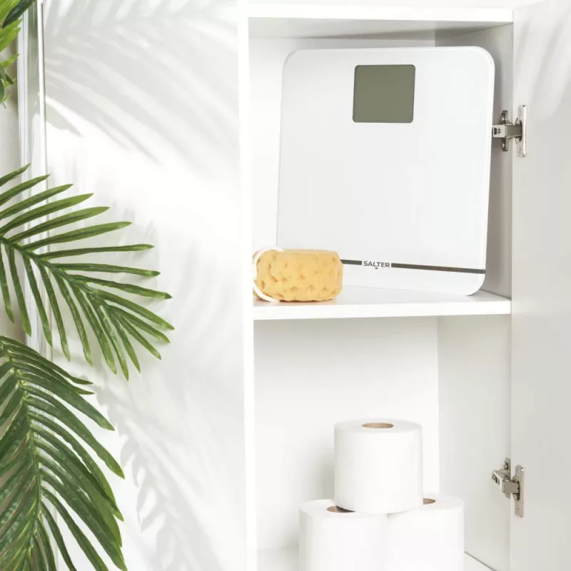 Salter 9075 WFEU12 Max bilancia pesapersone elettronica, bianco