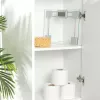 Salter 9081 SVFEU12 bilancia da bagno in vetro, argento/trasparente