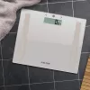Salter 9113 GFEU12 bilancia da bagno compatta in vetro con analisi, grigio