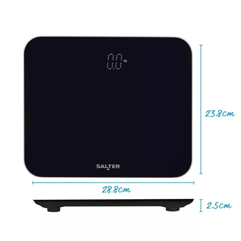 Salter 9204 BFEU12 Phantom bilancia da cucina elettronica, nero