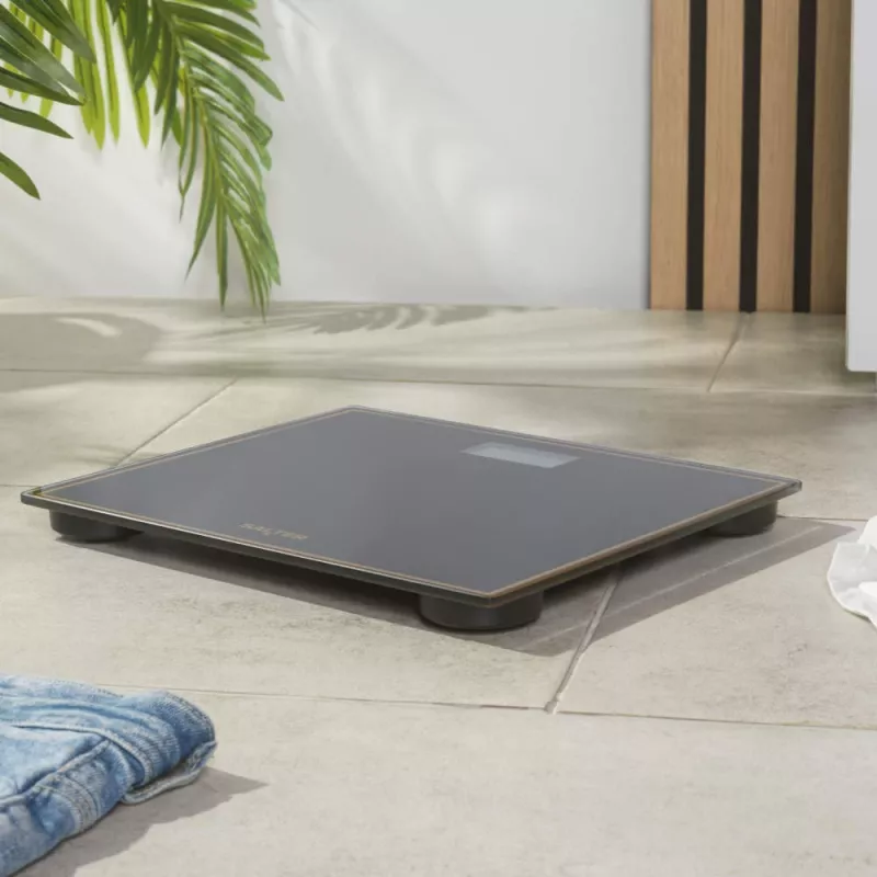 Bilancia pesapersone elettronica compatta Salter 9207 BGHCFEU12, nera