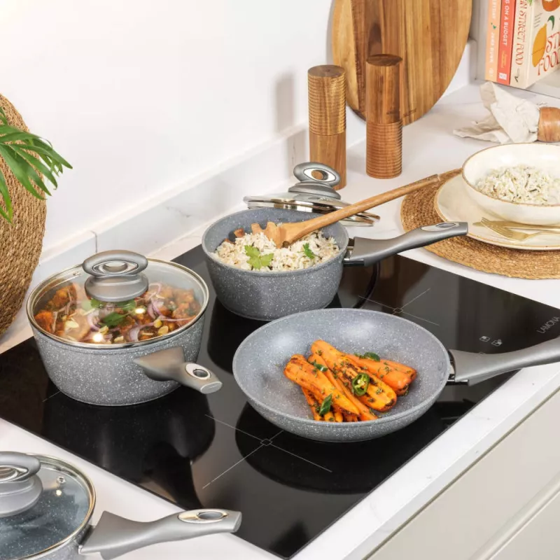 Salter BW04151G1EU7 Timeless Collection set 5 padelle in acciaio inox