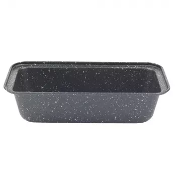 Salter BW070371EU7 Marblestone stampo da plumcake 27 cm, argento