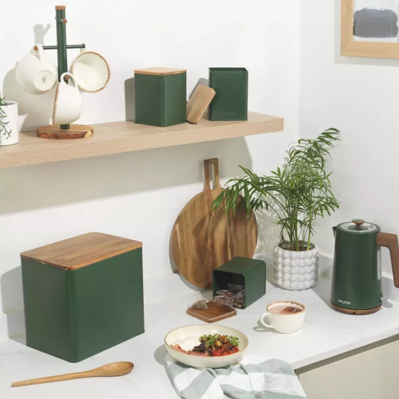 Salter BW12898G Toronto set di contenitori per alimenti da 3 pezzi, verde