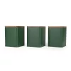 Salter BW12898G Toronto set di contenitori per alimenti da 3 pezzi, verde
